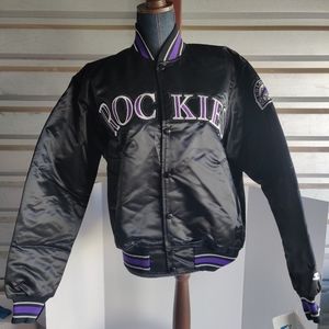 Vtg starter Colorado Rockies satin jacket (M)